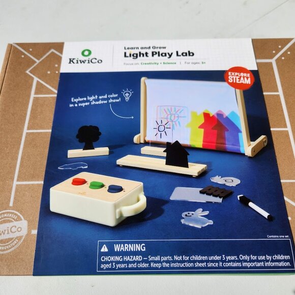 KiwiCo Kiwi Co. Light Play Lab Shadows Color Science Kit STEM DIY Craft Set NEW - Picture 6 of 10